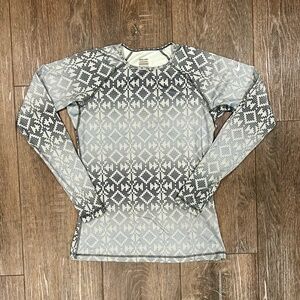 🦋 Nike Pro athletic running shirt, gray dot design, size medium